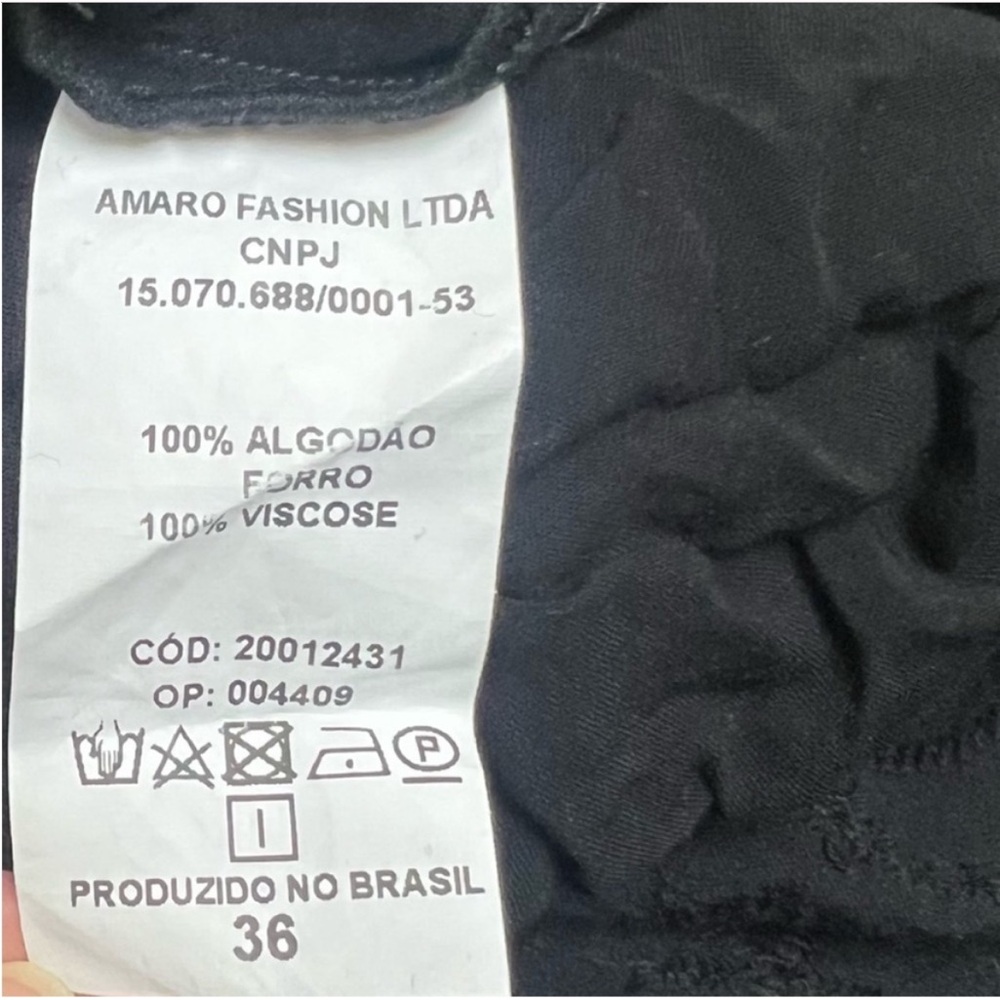 Amaro Off the Shoulder Black Eyelet Dress - Picture 7 of 7
